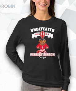 Indiana Hoosiers Rose Bowl Champions Undefeated 2025 13 0 Perfect Season mascot Shirt