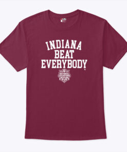 Indiana Hoosiers We Beat Everybody Unisex Shirt