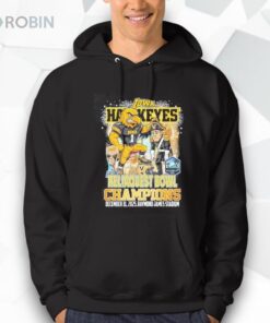 Iowa Hawkeyes Reliaquest Bowl Champions 2025 mascot Shirt