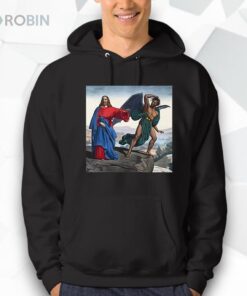 Jesus Satan Tempts Christ On The Mountain Shirt