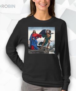 Jesus Satan Tempts Christ On The Mountain Shirt