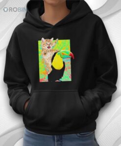 Liv And Maddie Joey Rooney Cat Toucan Ride Shirt
