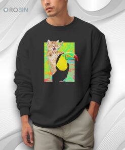 Liv And Maddie Joey Rooney Cat Toucan Ride Shirt