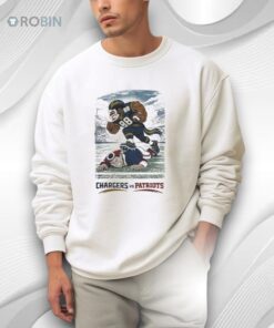 Los Angeles Chargers Vs. New England Patriots Rivals Football Shirt