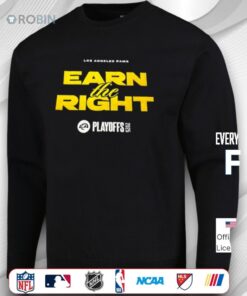 Los Angeles Rams Earn The Right Playoffs 2025 Shirt