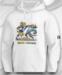 Los Angeles Rams Vs. Carolina Panthers Rivalries Football Mascot Shirt