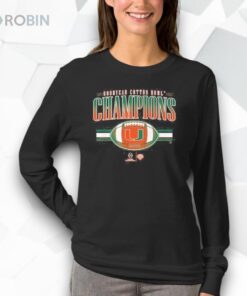 Miami Football CFP Cotton Bowl Champions Shirt
