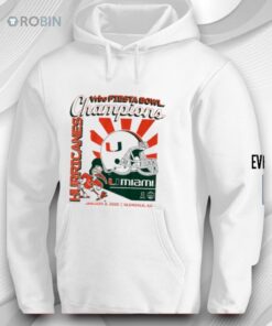 Miami Hurricanes 2026 Cfp Fiesta Bowl Champions Retro Shirt
