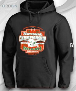 Miami Hurricanes Cfp 2025 26 National Championship Game Shirt