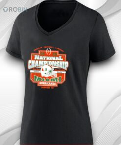 Miami Hurricanes Cfp 2025 26 National Championship Game Shirt