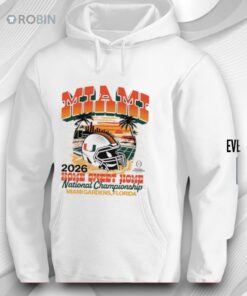 Miami Hurricanes Cfp 2026 National Championship Sunset Home Sweet Home Shirt