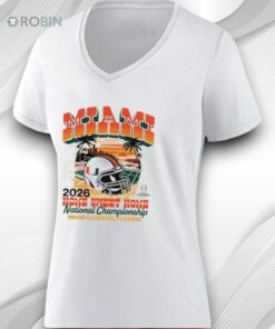 Miami Hurricanes Cfp 2026 National Championship Sunset Home Sweet Home Shirt