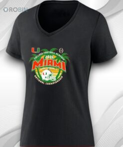 Miami Hurricanes Cfp 2026 National Championship Sunset Shirt
