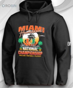 Miami Hurricanes Cfp 2026 National Championship Sunset Vintage Shirt