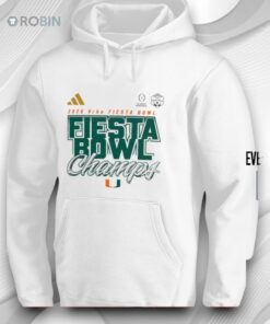 Miami Hurricanes College Football Playoff 2026 Fiesta Bowl Champions Shirt
