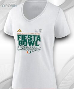 Miami Hurricanes College Football Playoff 2026 Fiesta Bowl Champions Shirt