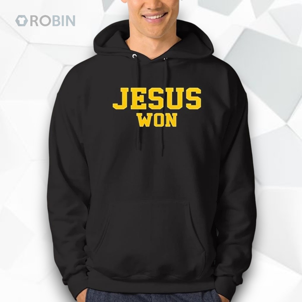 Michigan Coach Jesus Won Shirt Michigan Coach Jesus Won Shirt