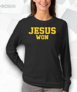 Michigan Coach Jesus Won Shirt