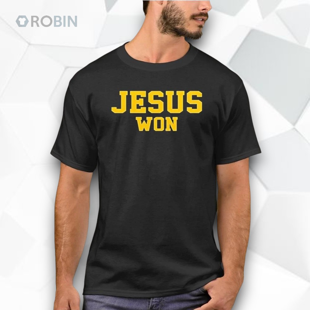 Michigan Coach Jesus Won Shirt Michigan Coach Jesus Won Shirt