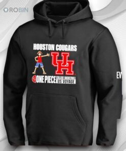 Monkey D. Luffy Houston Cougars One Piece College Basketball Us Voyage Shirt