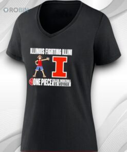 Monkey D. Luffy Illinois Fighting Illini One Piece College Basketball Us Voyage Shirt
