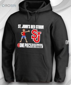 Monkey D. Luffy St John’s Red Storm One Piece College Basketball Us Voyage Shirt