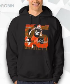 Myles Garrett Cleveland Browns NFL Single Season Sack Record Shirt