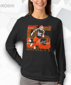 Myles Garrett Cleveland Browns NFL Single Season Sack Record Shirt