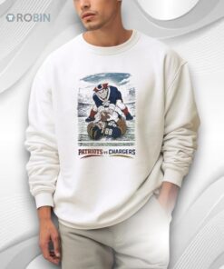 New England Patriots Vs. Los Angeles Chargers Rivals Football Shirt