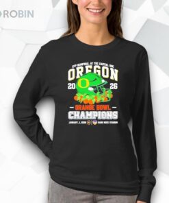 Oregon Ducks CFP 2026 Orange Bowl Champions helmet Shirt