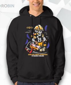 Pittsburgh Steelers 2025 AFC North Champions Skeleton Shirt
