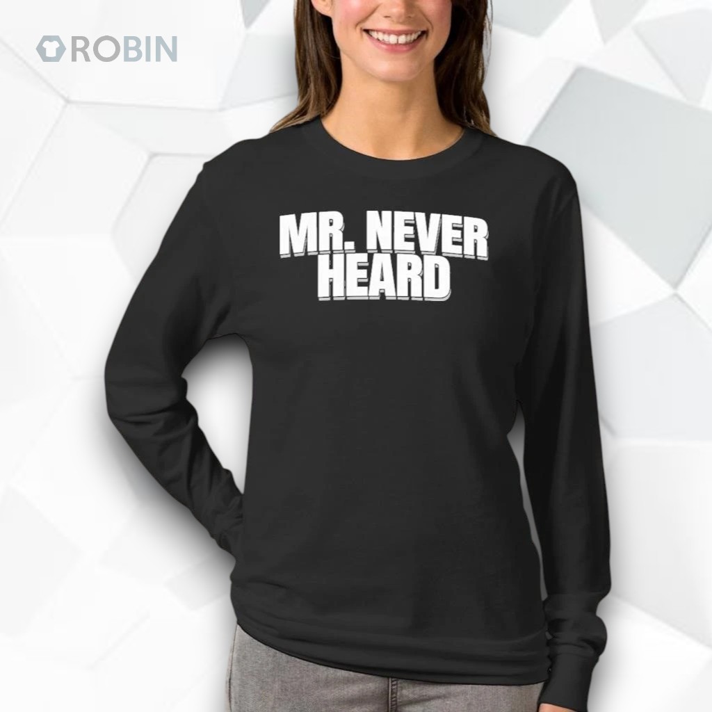 Raymond Aguilar wears Mr. Never Heard Shirt Raymond Aguilar wears Mr. Never Heard Shirt