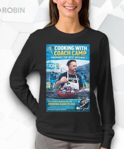 Ryan Nielsen Wearing Cooking With Coach Camp Shirt