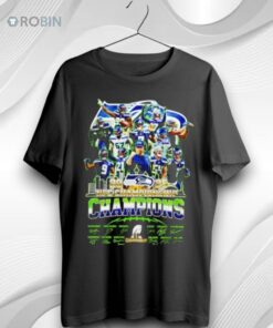 Seattle Seahawks 2025 Nfc Championship Champions Signatures Unisex Shirt