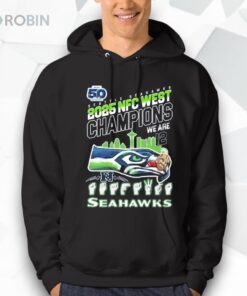 Seattle Seahawks 2025 NFC West Champions We Are 12 Shirt Seattle Seahawks 2025 NFC West Champions We Are 12 Shirt