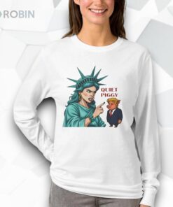 Statue Of Liberty Quiet Piggy Trump Shirt