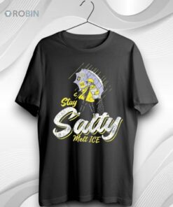 Stay Salty Melt Ice Anti Ice Caricature Resist Unisex Shirt