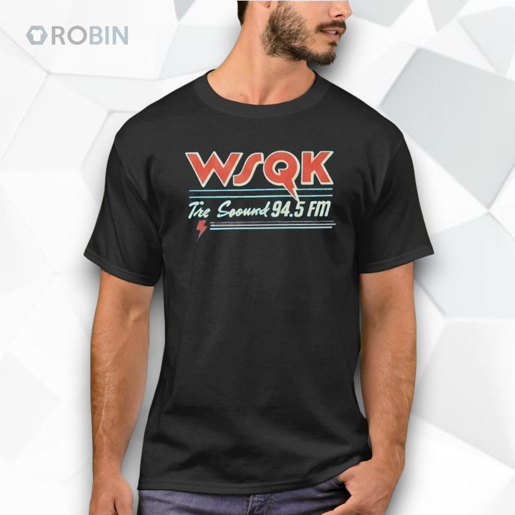 Stranger Things Season 5 Lucas Sinclair Wsqk The Squawk Shirt Stranger Things Season 5 Lucas Sinclair Wsqk The Squawk Shirt