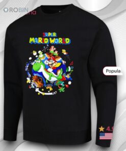 Super Mario World Around The World Graphic Shirt