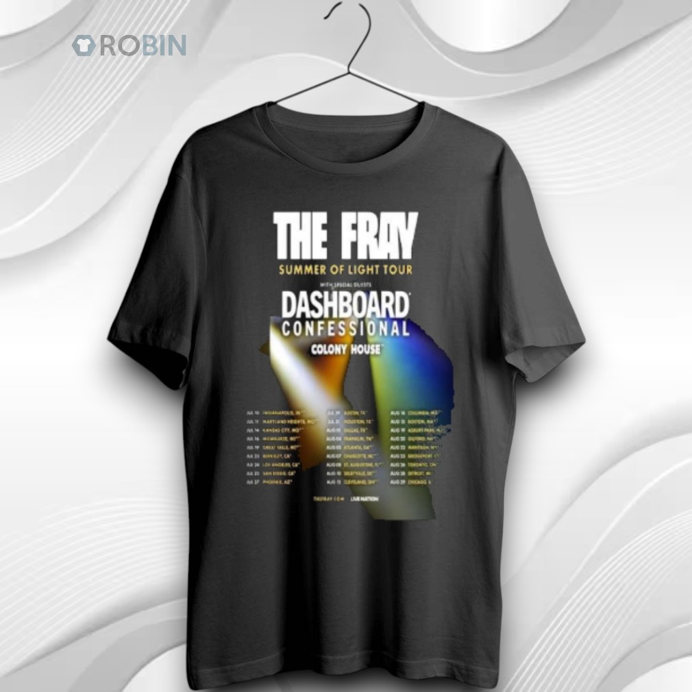 The Fray Summer Of Light Tour 2026 Unisex Shirt The Fray Summer Of Light Tour 2026 Unisex Shirt
