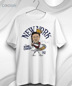 The King Of Crash Babe Ruth New York Yankees Superstar Caricature Unisex Shirt
