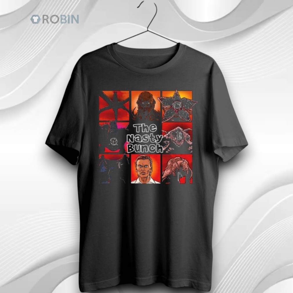 The Nasty Bunch Stranger Things Villain Cartoon Unisex Shirt The Nasty Bunch Stranger Things Villain Cartoon Unisex Shirt