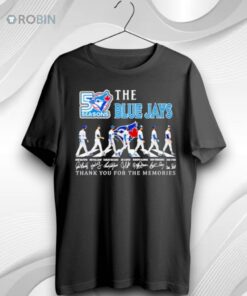 The Toronto Blue Jays 50 Seasons Thank You For The Memories Unisex Shirt (T Shirt, Hoodie, Tank Available)