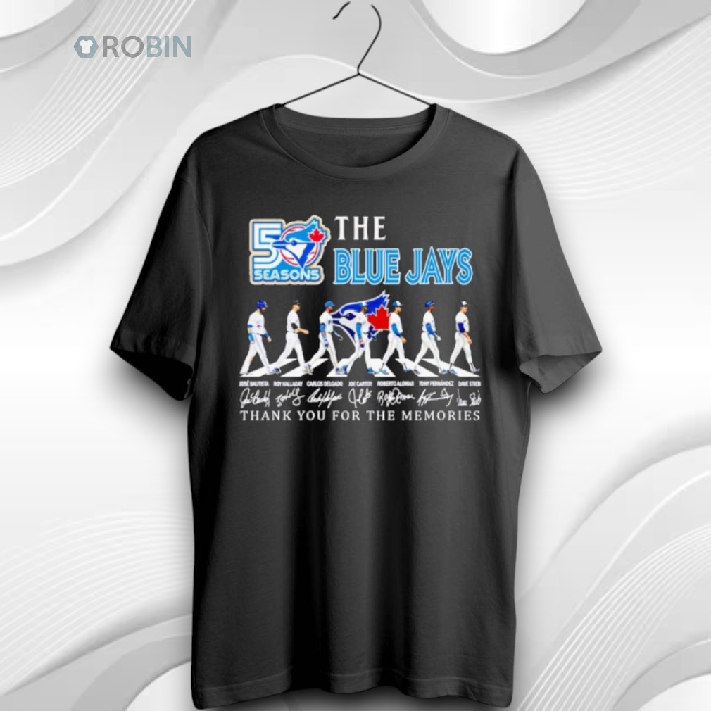The Toronto Blue Jays 50 Seasons Thank You For The Memories Unisex Shirt (T Shirt, Hoodie, Tank Available) The Toronto Blue Jays 50 Seasons Thank You For The Memories Unisex Shirt (T Shirt, Hoodie, Tank Available)