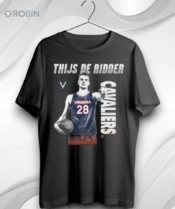 Thijs De Ridder Virginia Cavaliers Basketball Illustrated Unisex Shirt