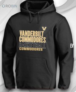 Vanderbilt Commodores Basketball Commodores Logo Overlay Shirt