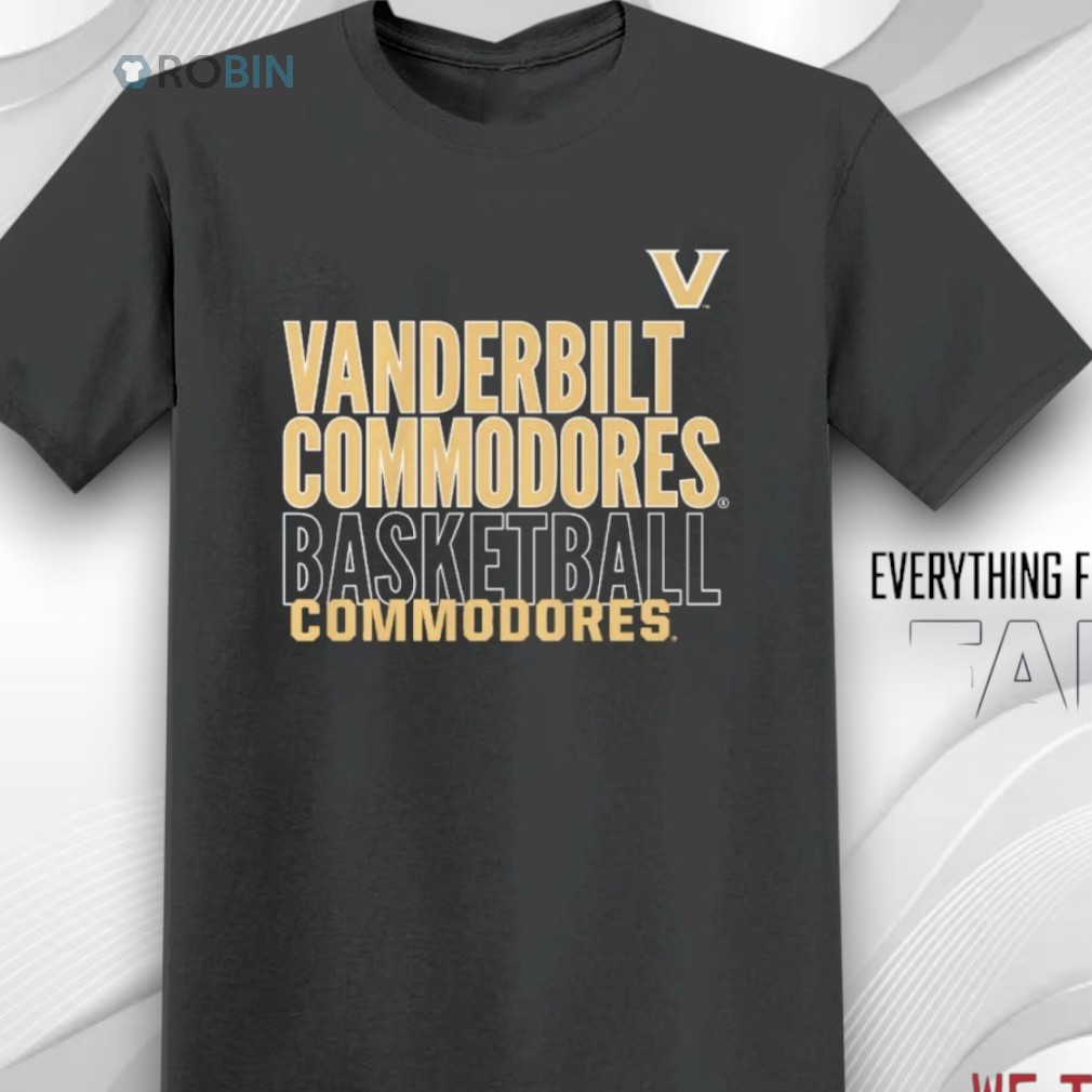 Vanderbilt Commodores Basketball Commodores Logo Overlay Shirt Vanderbilt Commodores Basketball Commodores Logo Overlay Shirt