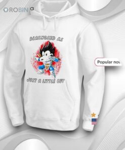 Vegeta X Stranger Things Diagnosed As Just A Little Guy Shirt