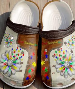 Autism Awareness Crocs – Accept Understand Love Puzzle Piece Shoes