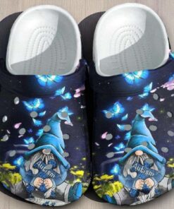 Autism Awareness Day Gnome Blue Autism Puzzle Pieces Classic Crocs